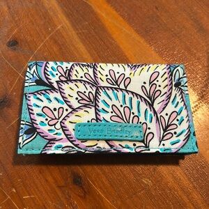 Vera Bradley Card Case - Peacock Garden NWT